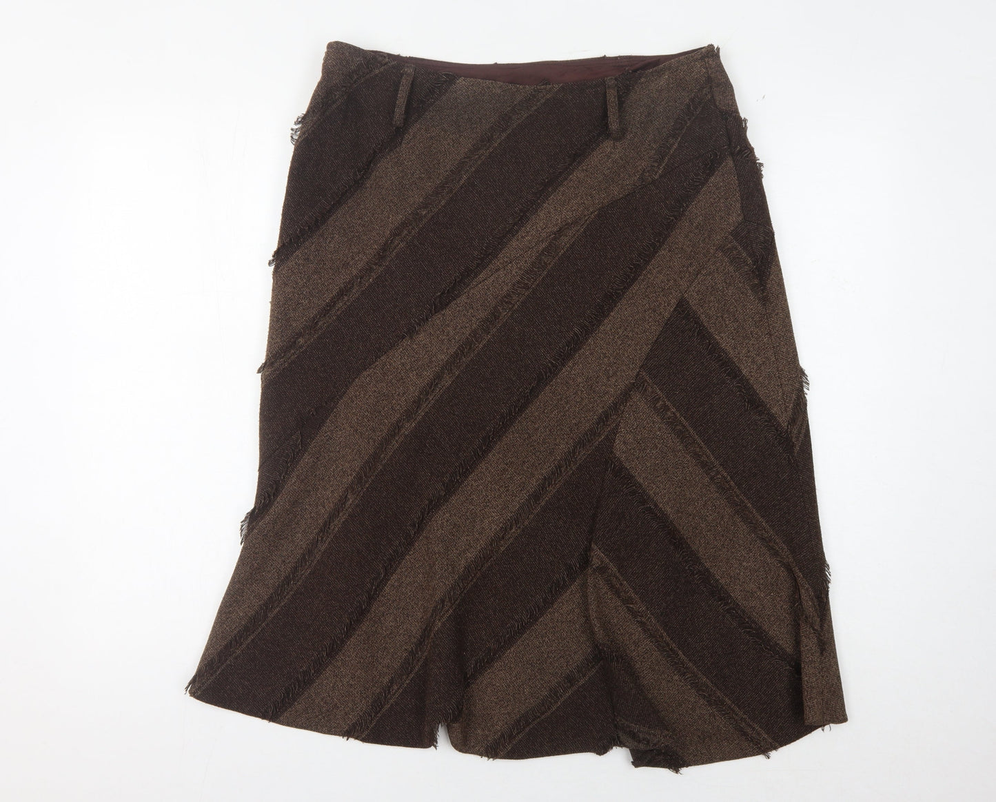 Principles Women's Brown A-Line Skirt Size 14
