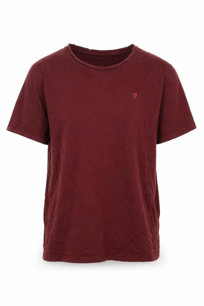 Farah Men's Red Medium Crew Neck T-Shirt
