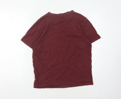 Farah Men's Red Medium Crew Neck T-Shirt
