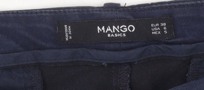 Mango Women's Blue Straight Jeans Size 10