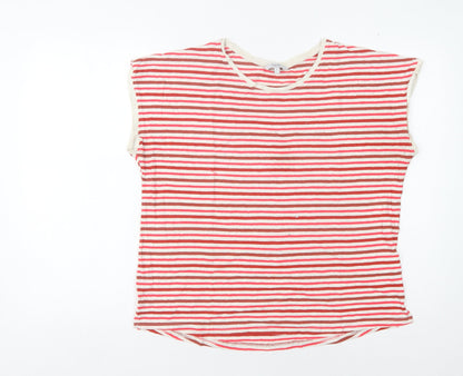 Womens UK Size 12 NEXT Red Basic T-Shirt