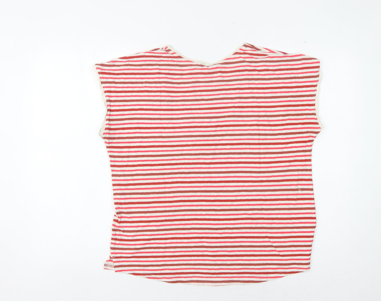 Womens UK Size 12 NEXT Red Basic T-Shirt