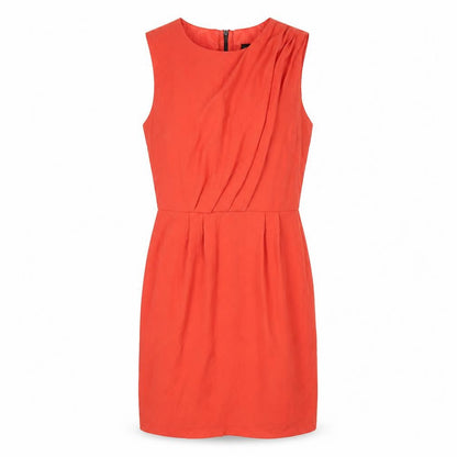 Topshop Women's Red Sheath Dress Size 6 Party Wear