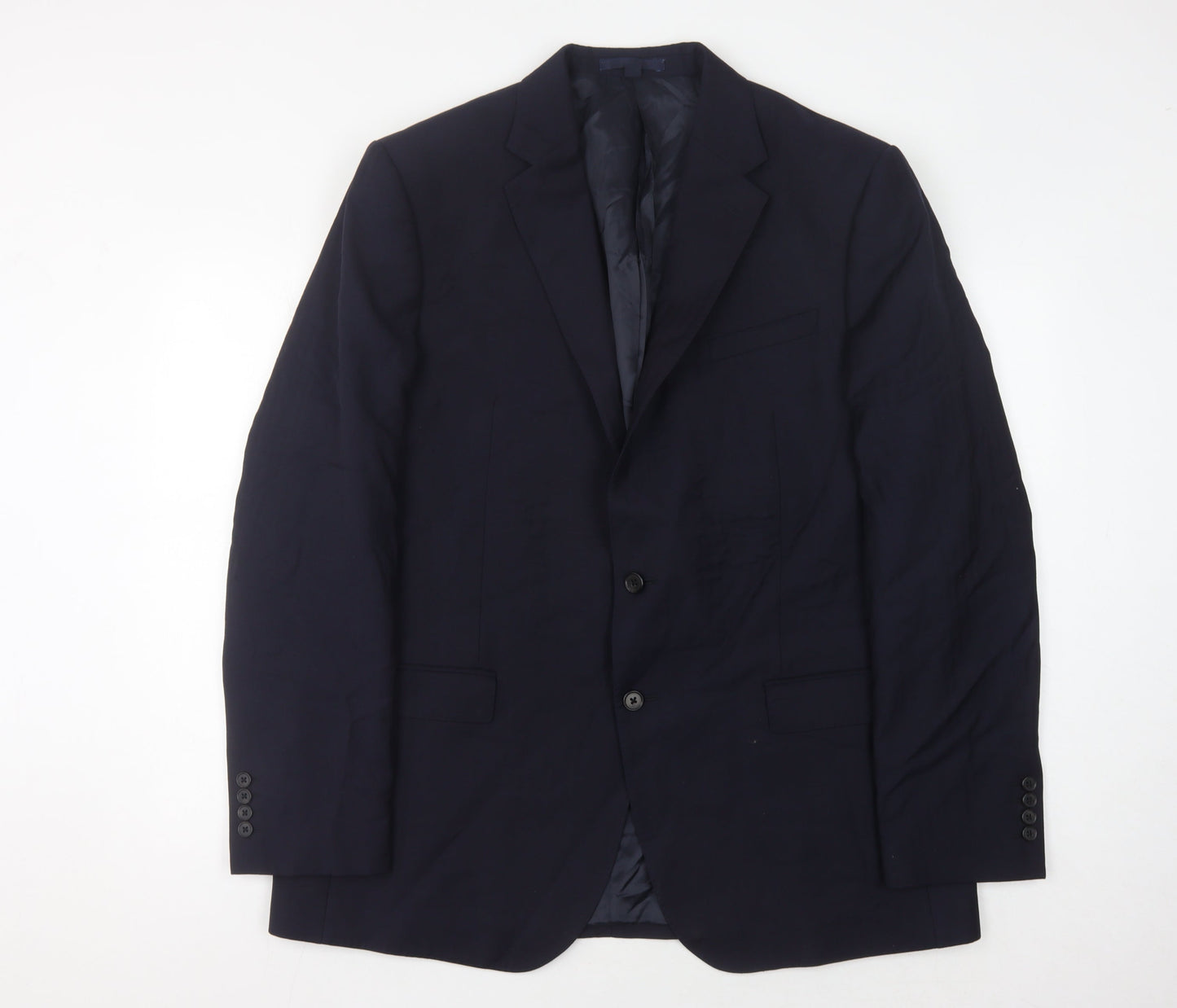 Mens UK Size 44 Marks and Spencer Regular Blue Suit Jacket