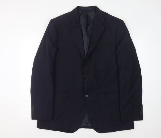 Mens UK Size 44 Marks and Spencer Regular Blue Suit Jacket