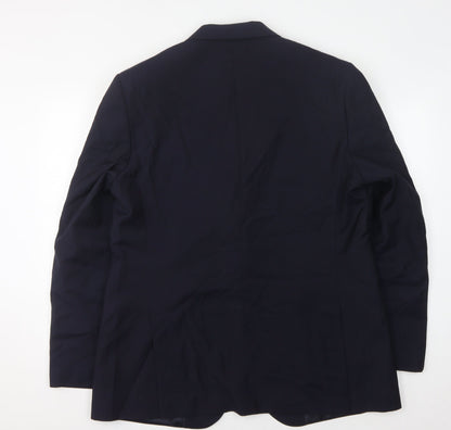 Mens UK Size 44 Marks and Spencer Regular Blue Suit Jacket
