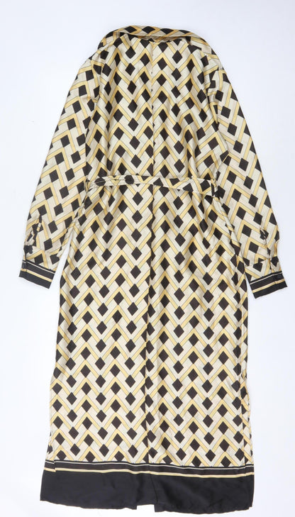 MNG Women's Multicoloured Shirt Dress Size 8