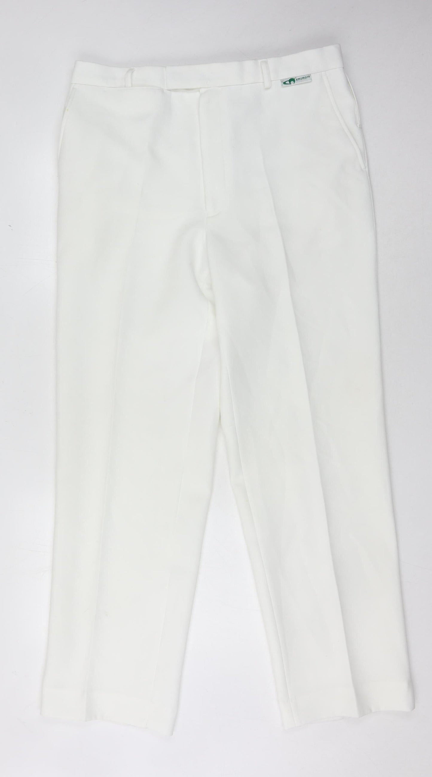 Emsmorn Men's White Dress Pants - 36 Waist