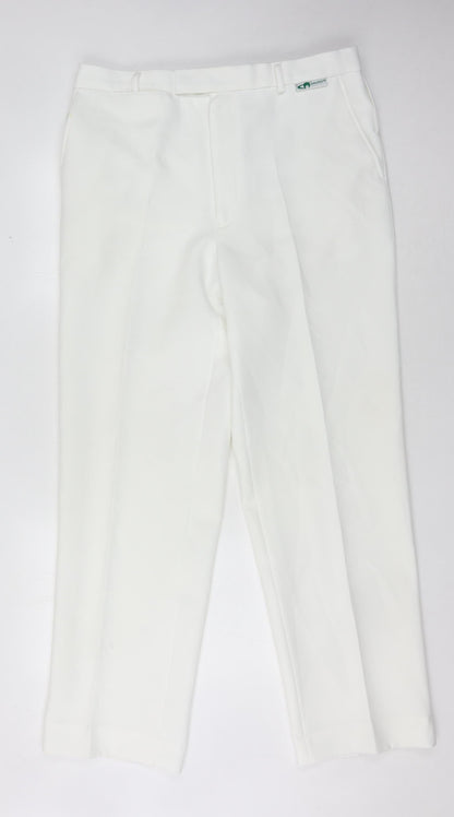 Emsmorn Men's White Dress Pants - 36 Waist