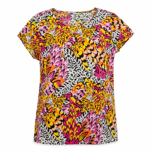 Womens UK Size 10 Only Multicoloured Basic T-Shirt
