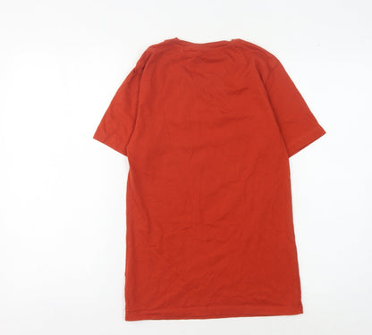 Next Men's Red Graphic Print T-Shirt, Small, Cotton