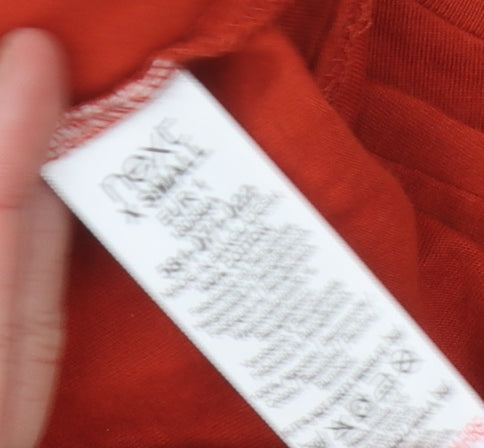 Next Men's Red Graphic Print T-Shirt, Small, Cotton