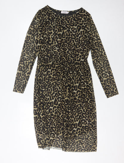 Soaked in Luxury Women's Leopard Shift Dress M