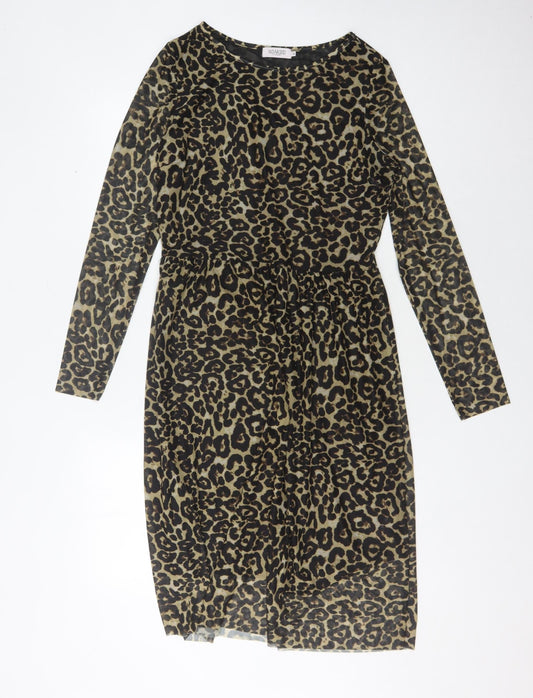 Soaked in Luxury Women's Leopard Shift Dress M