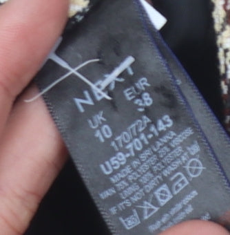 Next Women's Multicoloured Houndstooth Skirt Size 10