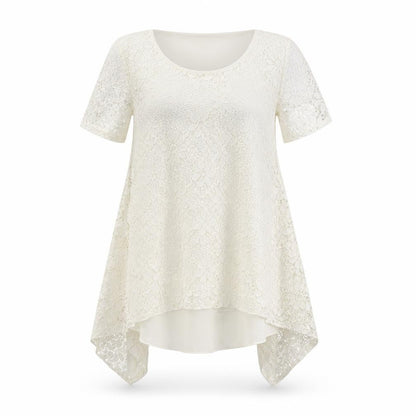 Womens UK Size 14 Quiz Ivory Tunic Blouse