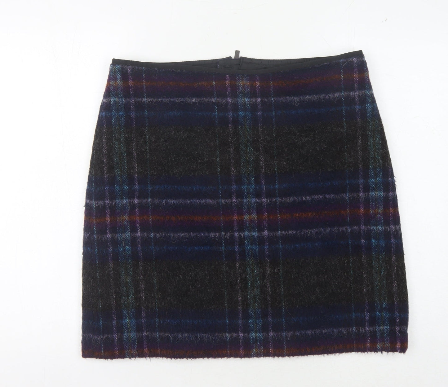 Marks and Spencer Women's Multicoloured Plaid Skirt