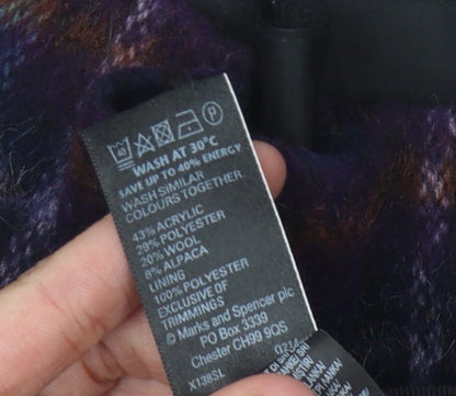 Marks and Spencer Women's Multicoloured Plaid Skirt