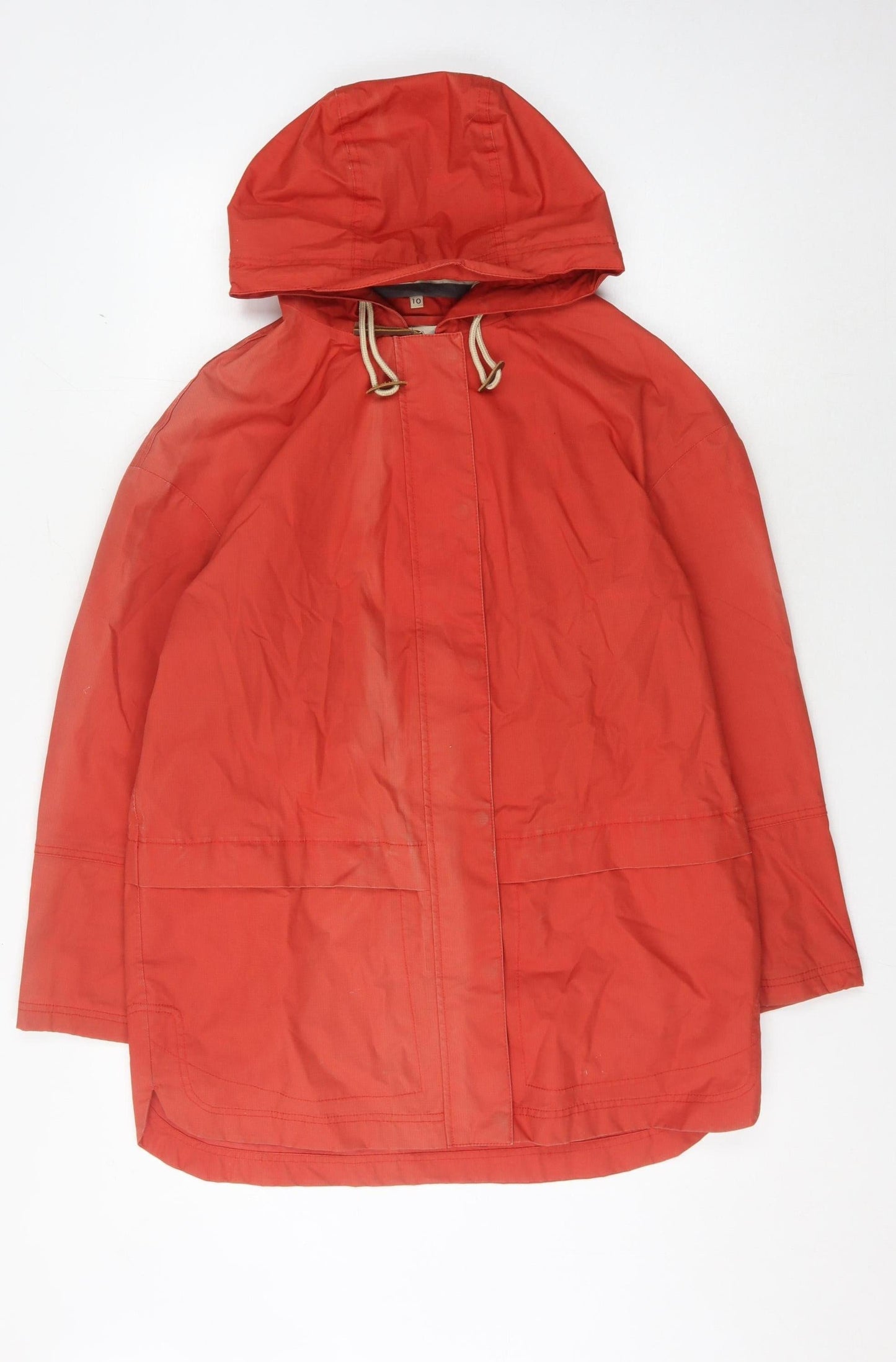 Womens UK Size 10 Seasalt Red Basic Coat