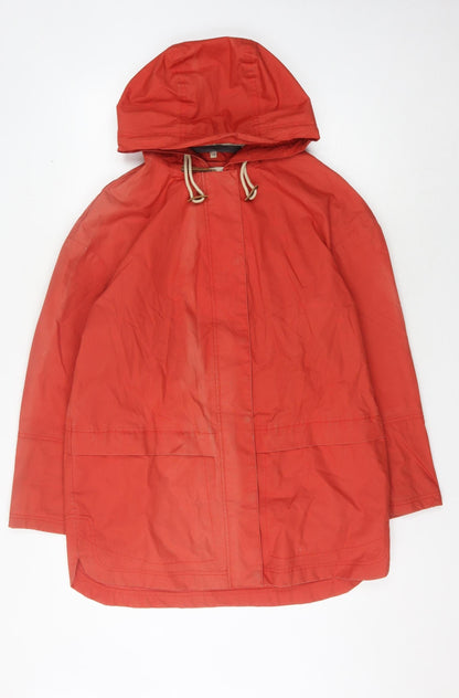 Womens UK Size 10 Seasalt Red Basic Coat