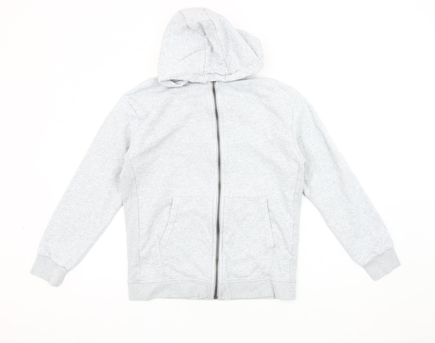 Marks and Spencer Girls Grey Hooded Jacket 11-12 Years