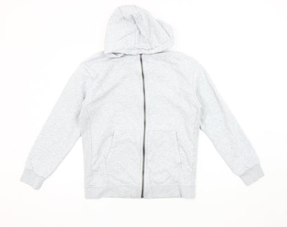 Marks and Spencer Girls Grey Hooded Jacket 11-12 Years