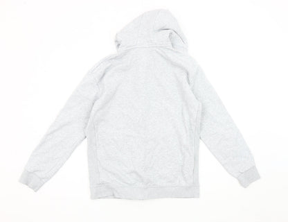 Marks and Spencer Girls Grey Hooded Jacket 11-12 Years