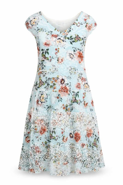 ALPARADISE Women's Multicoloured Floral Dress M
