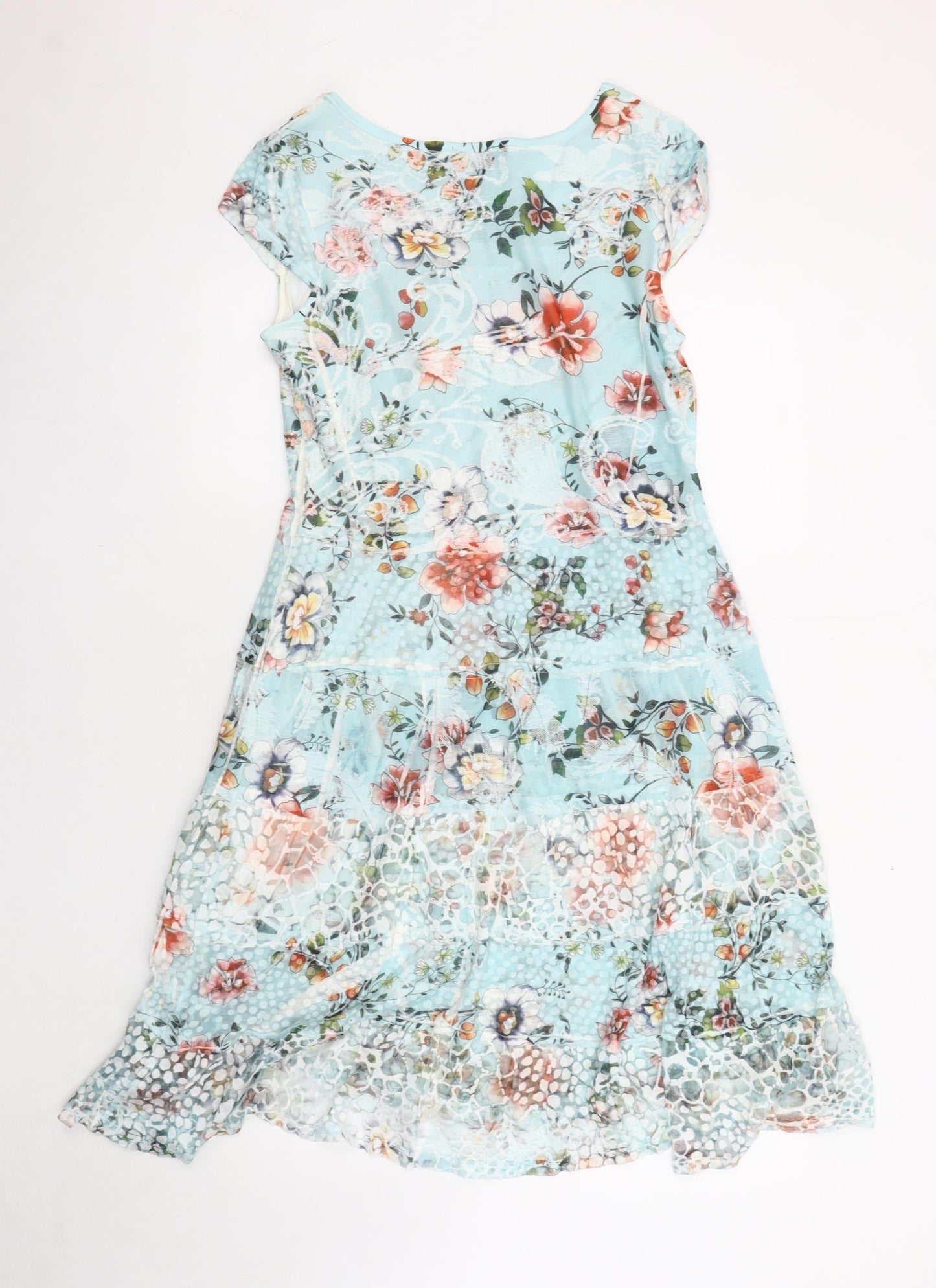 ALPARADISE Women's Multicoloured Floral Dress M