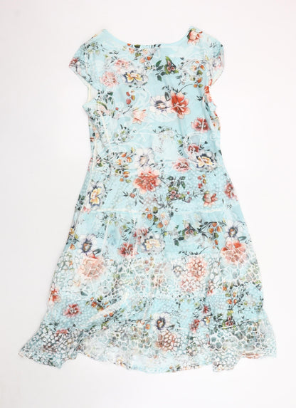 ALPARADISE Women's Multicoloured Floral Dress M