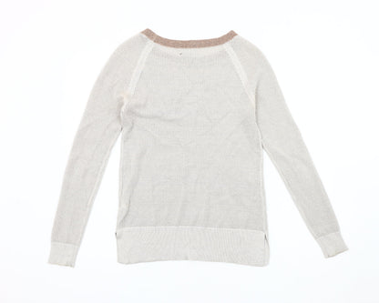 Womens UK Size 8 River Island Beige Pullover Jumper