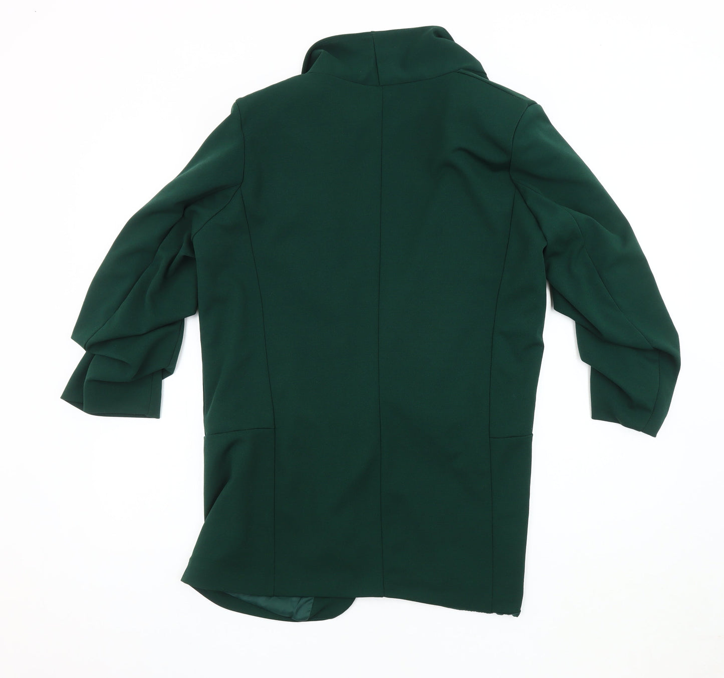 Boohoo Women's Green Blazer UK 18 Shawl Collar