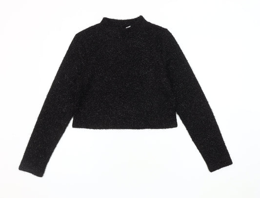 Womens UK Size M H&M Black Pullover Jumper