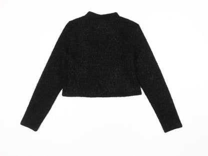 Womens UK Size M H&M Black Pullover Jumper