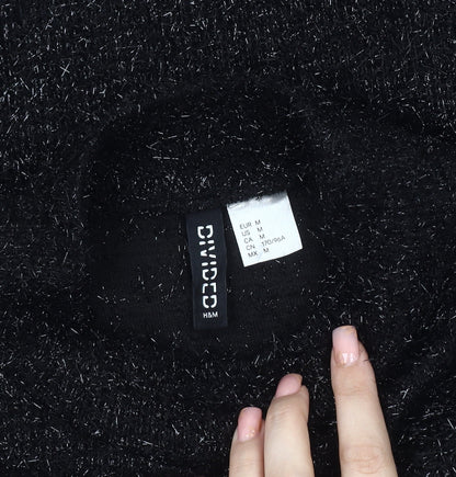Womens UK Size M H&M Black Pullover Jumper