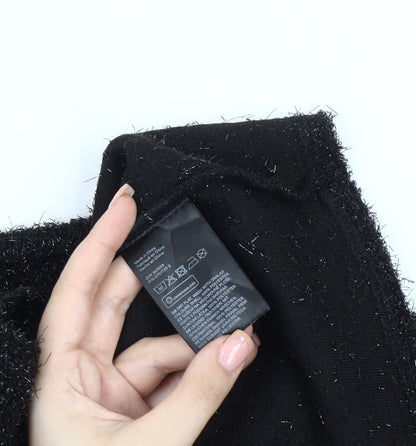Womens UK Size M H&M Black Pullover Jumper