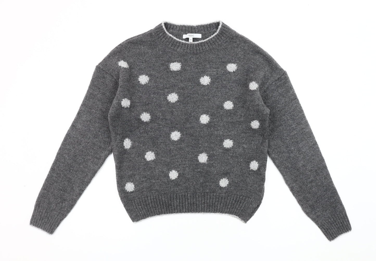 Womens UK Size XS NEXT Grey Pullover Jumper