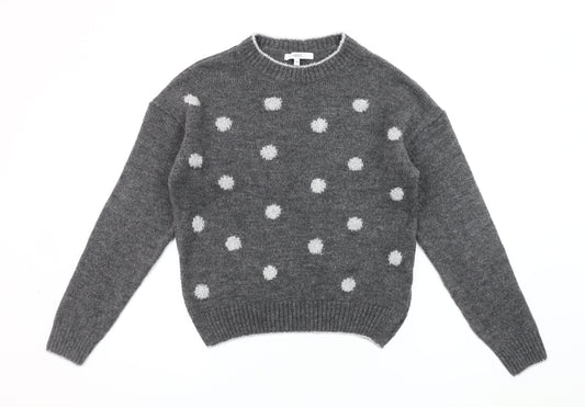 Womens UK Size XS NEXT Grey Pullover Jumper