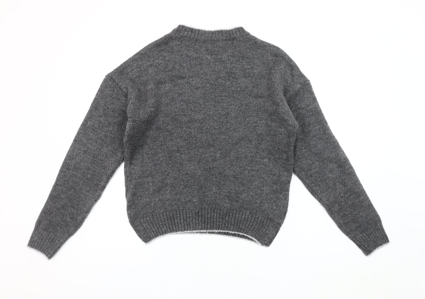 Womens UK Size XS NEXT Grey Pullover Jumper