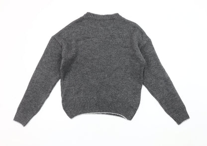 Womens UK Size XS NEXT Grey Pullover Jumper