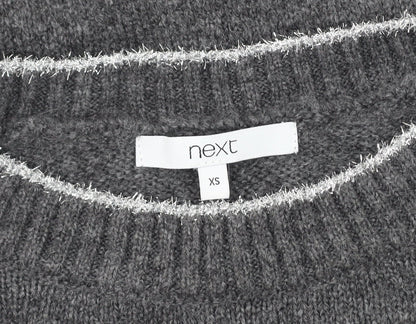 Womens UK Size XS NEXT Grey Pullover Jumper