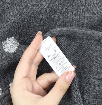 Womens UK Size XS NEXT Grey Pullover Jumper