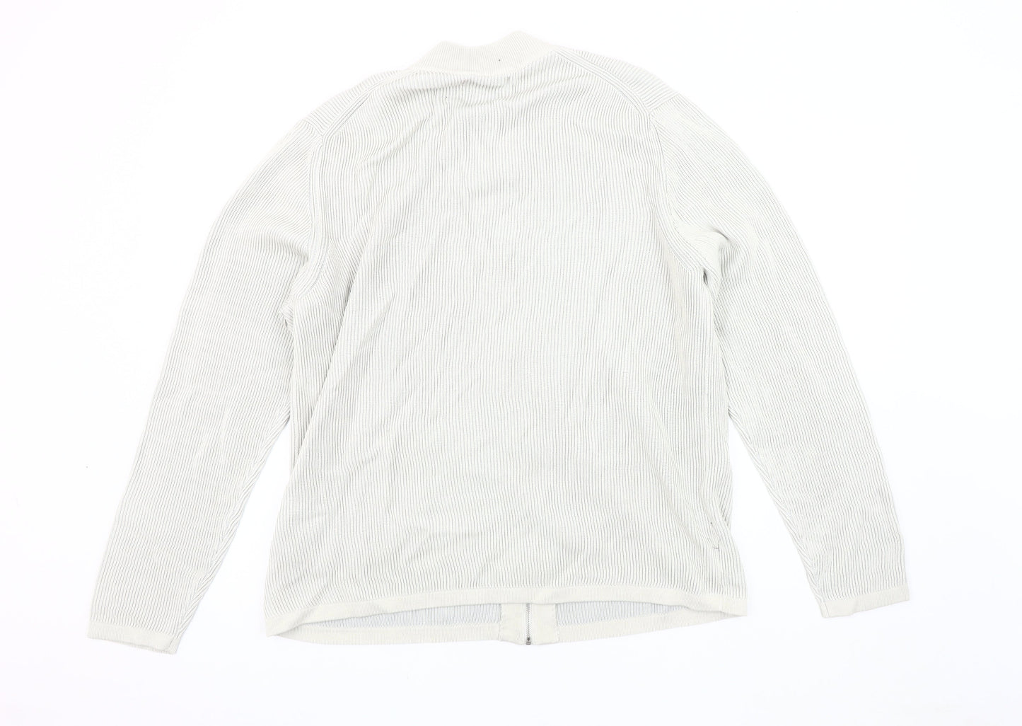 Mens UK Size XL Marks and Spencer White Basic Jacket