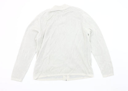Mens UK Size XL Marks and Spencer White Basic Jacket