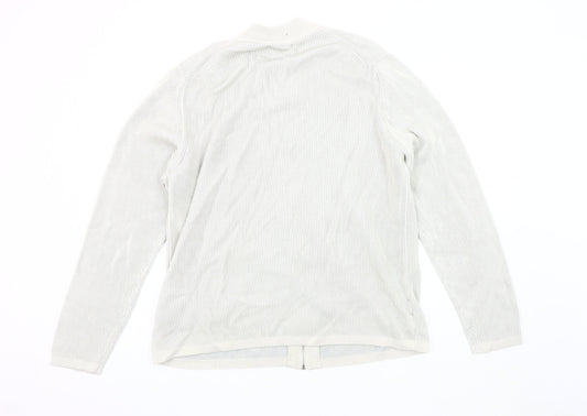 Mens UK Size XL Marks and Spencer White Basic Jacket