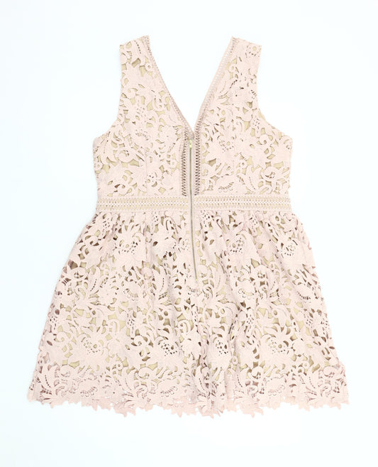 New Look Women’s Ivory Fit & Flare Dress Size 16
