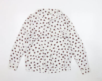 Womens UK Size 10 NEXT Multicoloured Basic Button-Up