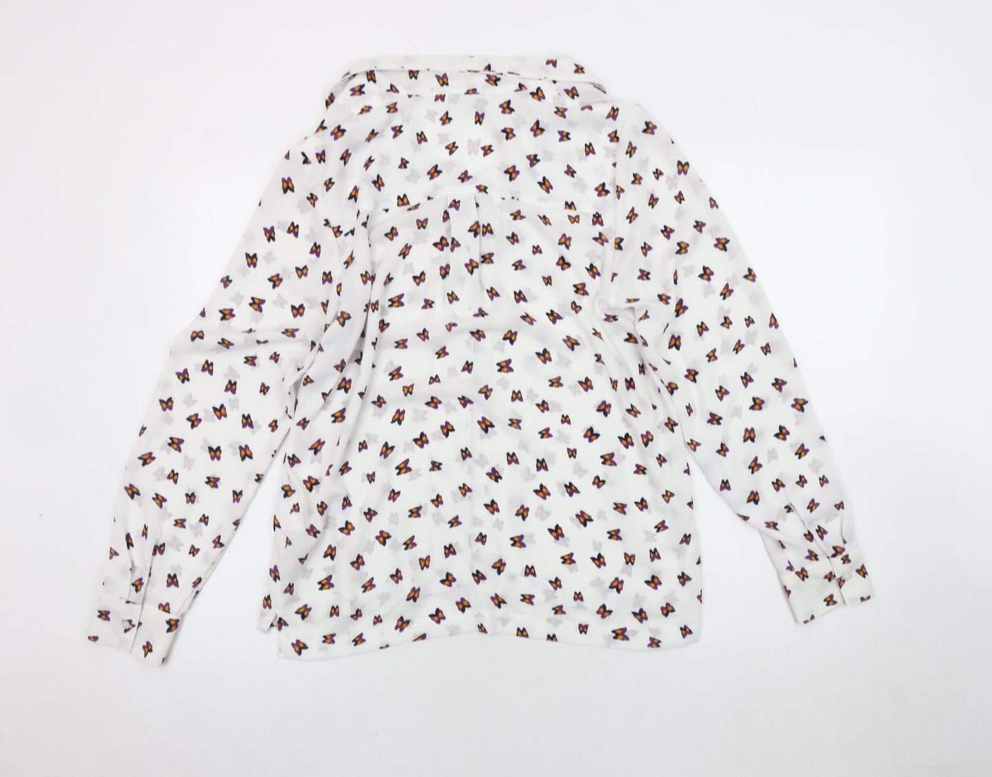 Womens UK Size 10 NEXT Multicoloured Basic Button-Up