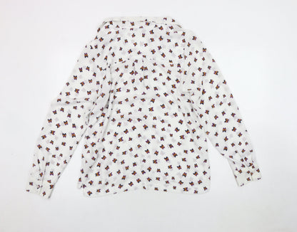 Womens UK Size 10 NEXT Multicoloured Basic Button-Up