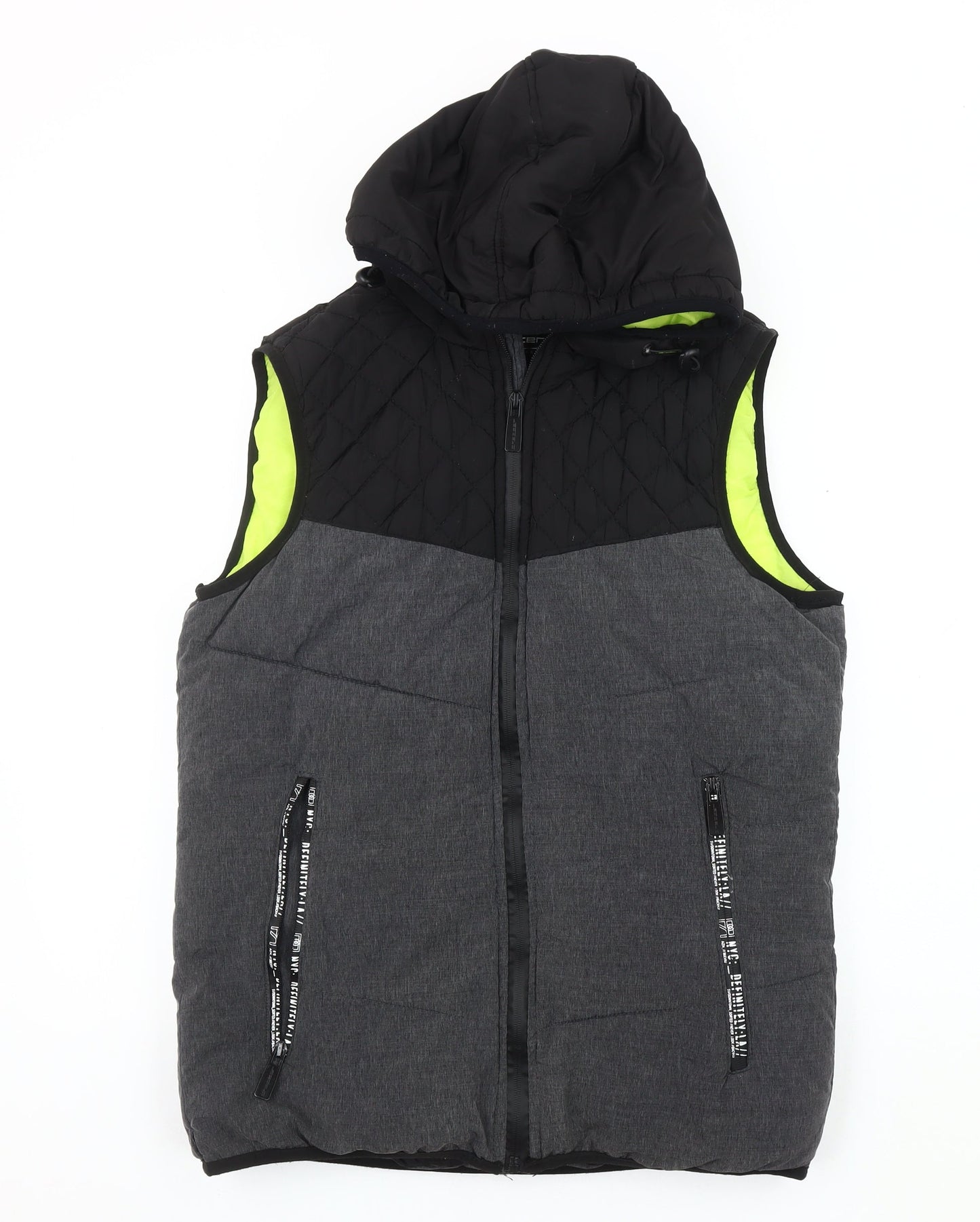 Mens UK Size S Chapter Black Puffer Jacket